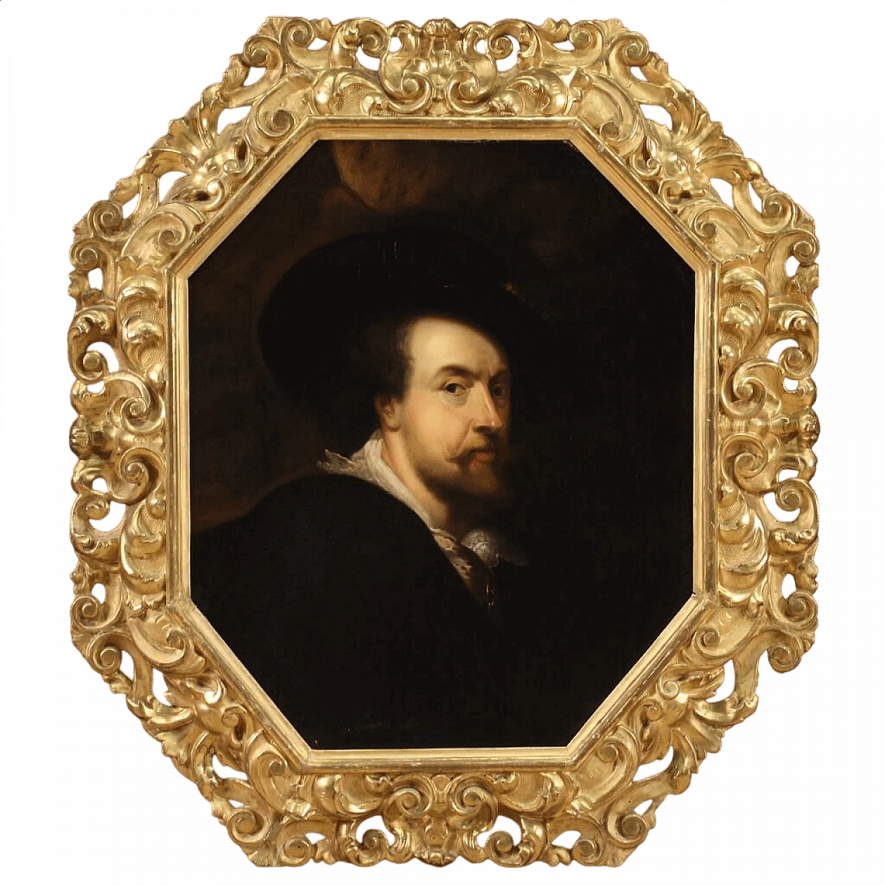Ritratto di Rubens, dipinto a olio su tela, prima metà dell'800 13