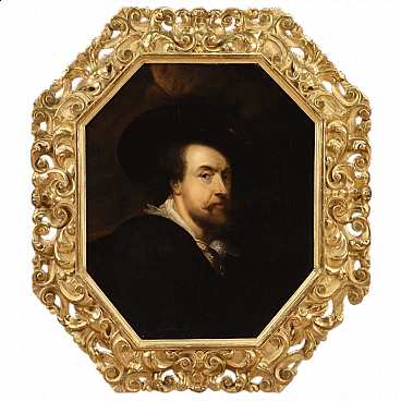 Ritratto di Rubens, dipinto a olio su tela, prima metà dell'800