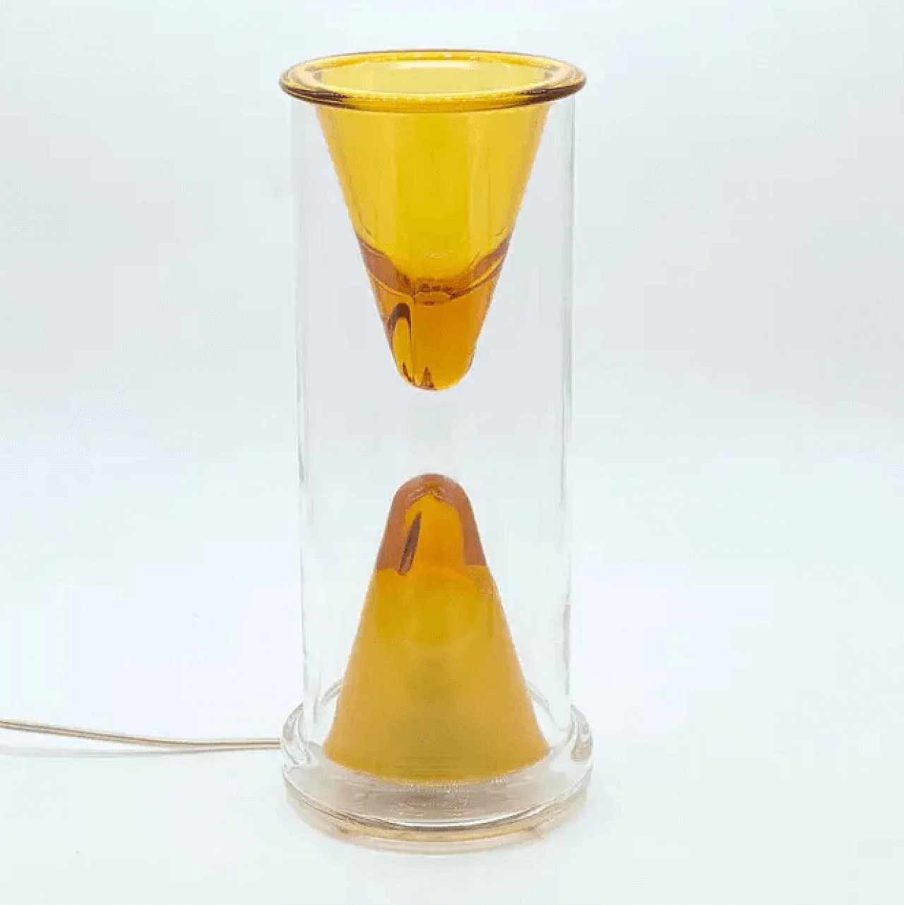 Nerolia, lampada da tavolo in vetro di Oluce, anni 2000 2