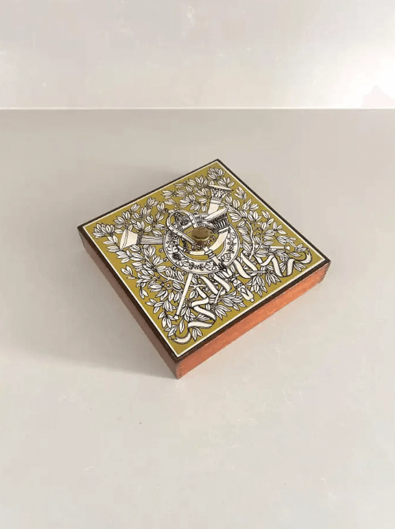Scatola in legno di Piero Fornasetti per Fornasetti Milano, anni '60 3