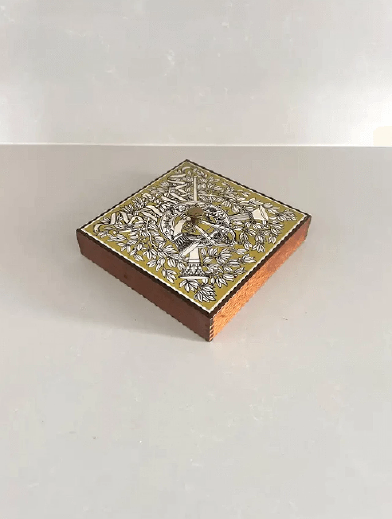 Wooden box by Piero Fornasetti for Fornasetti Milano, 1960s 11