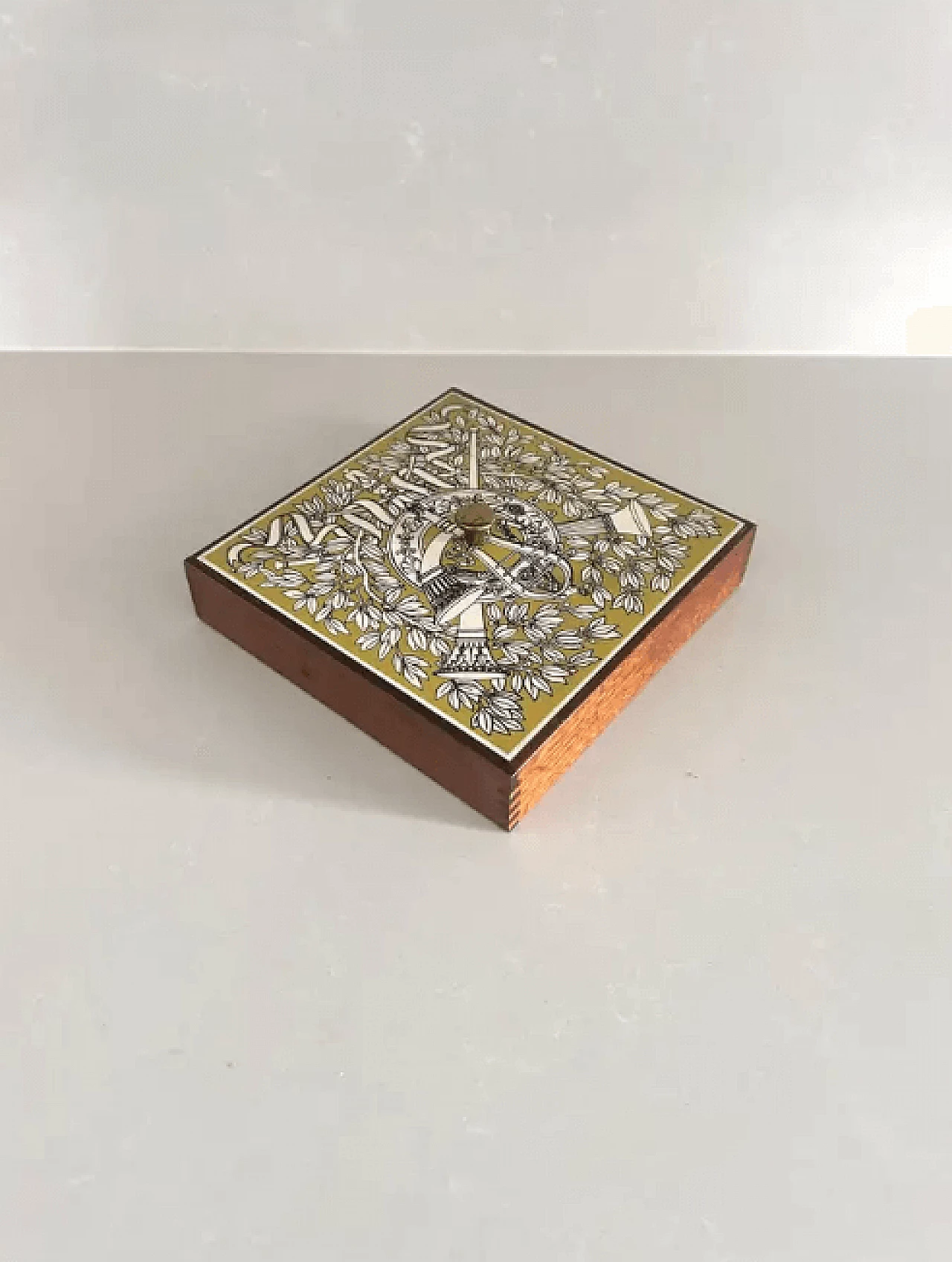 Scatola in legno di Piero Fornasetti per Fornasetti Milano, anni '60 11