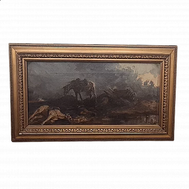 Vittorio Cajani, La Forza del Destino, dipinto a olio su tela, '800