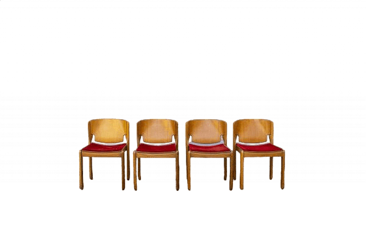 4 122 chairs by Vico Magistretti for Cassina, 1967 11