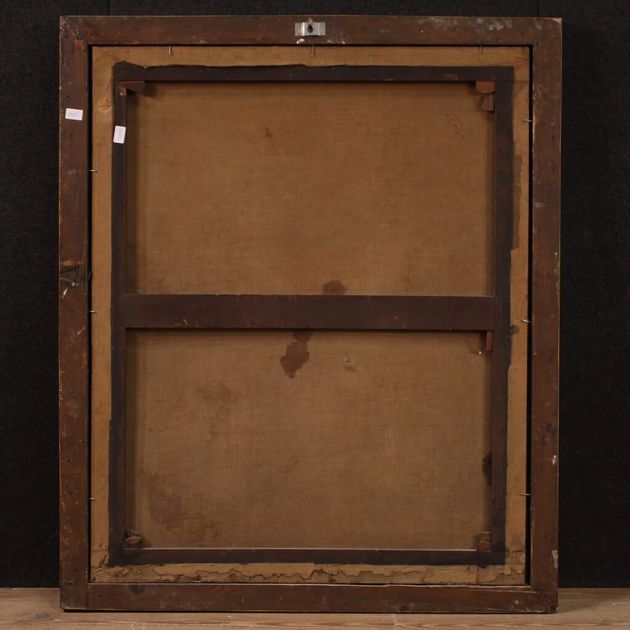 Young girl portrait in a flowered garden, oil painting on canvas, first half of the 19th century 6