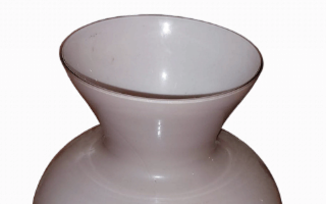 Beige Murano glass vase by Ca' Dei Vetrai, 1960s 5