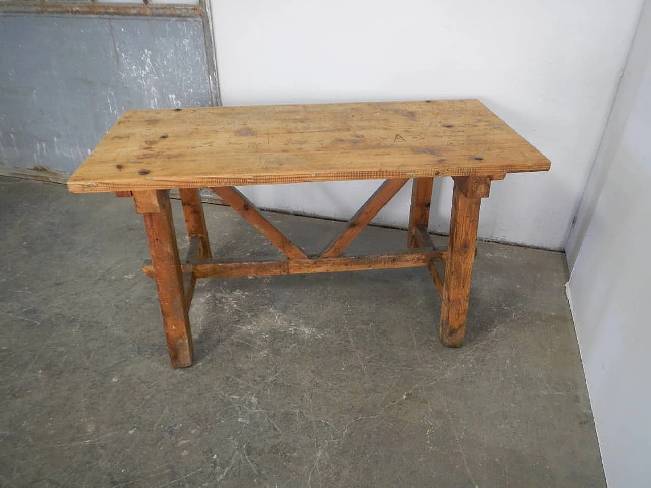 Spruce work table, 1940s 1