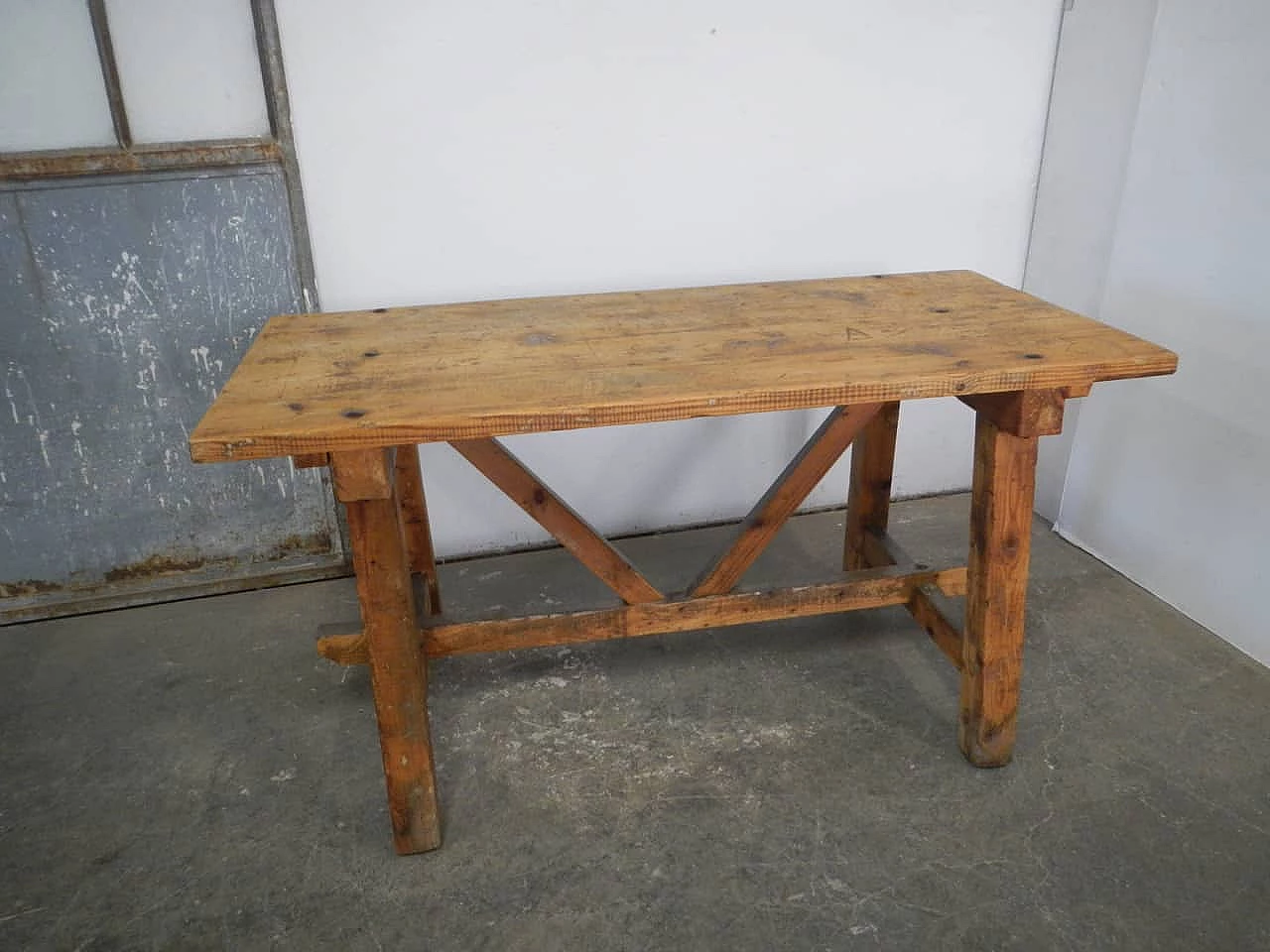Spruce work table, 1940s 2