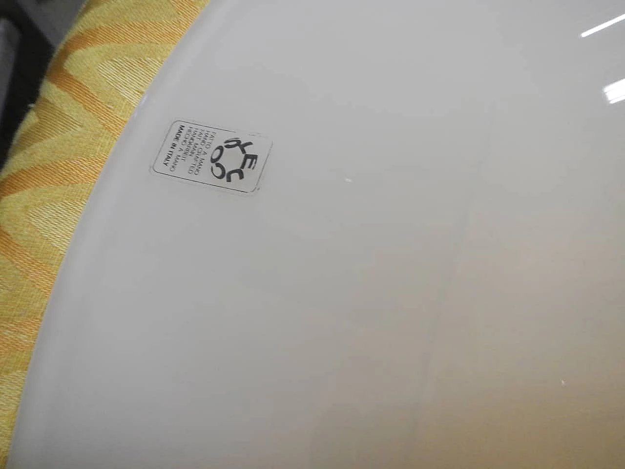 Murano glass hanging lamp by Leucos, 1960s 11