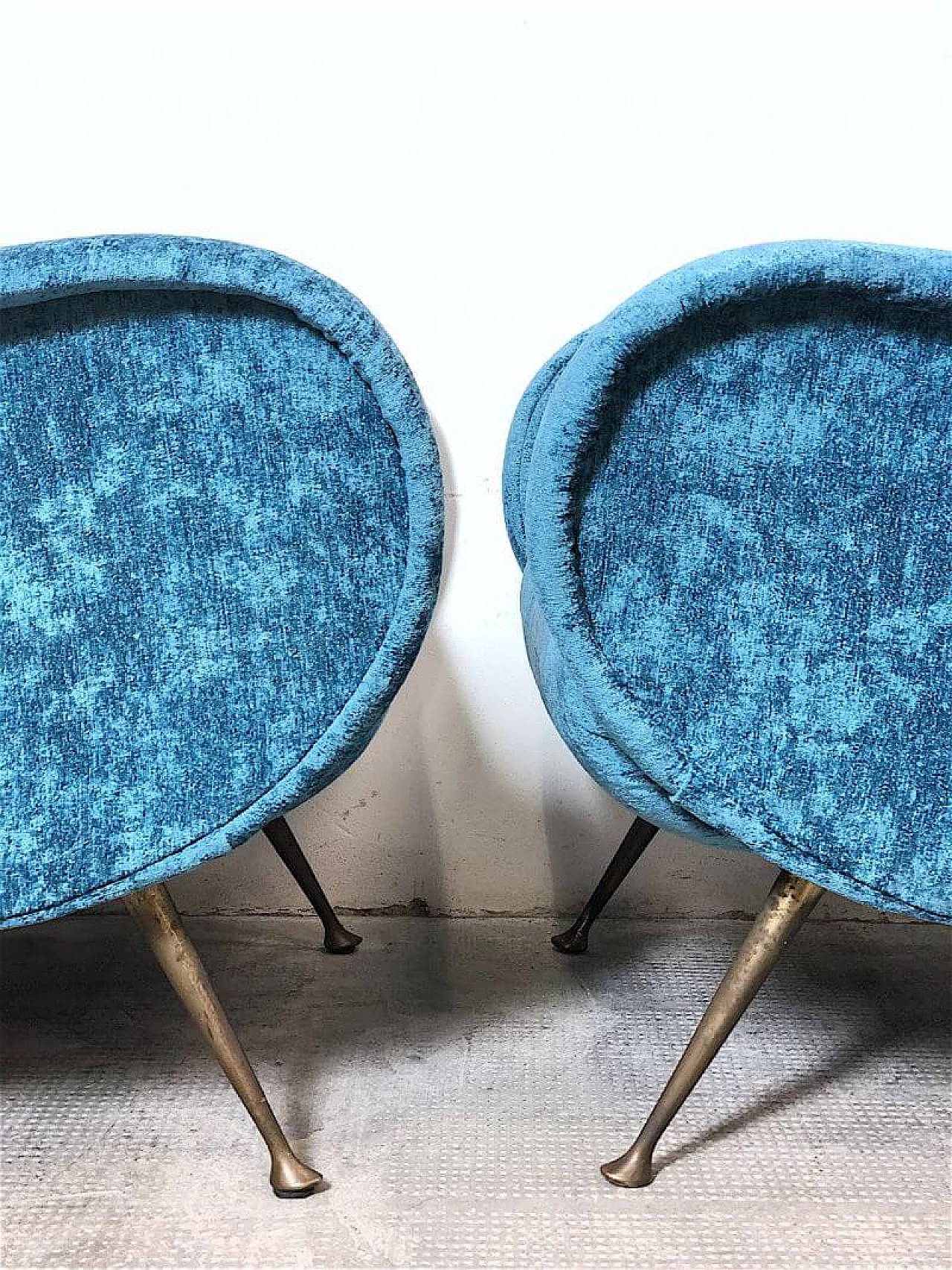 Pair of Lady armchairs attributed to Marco Zanuso, 1950s 12
