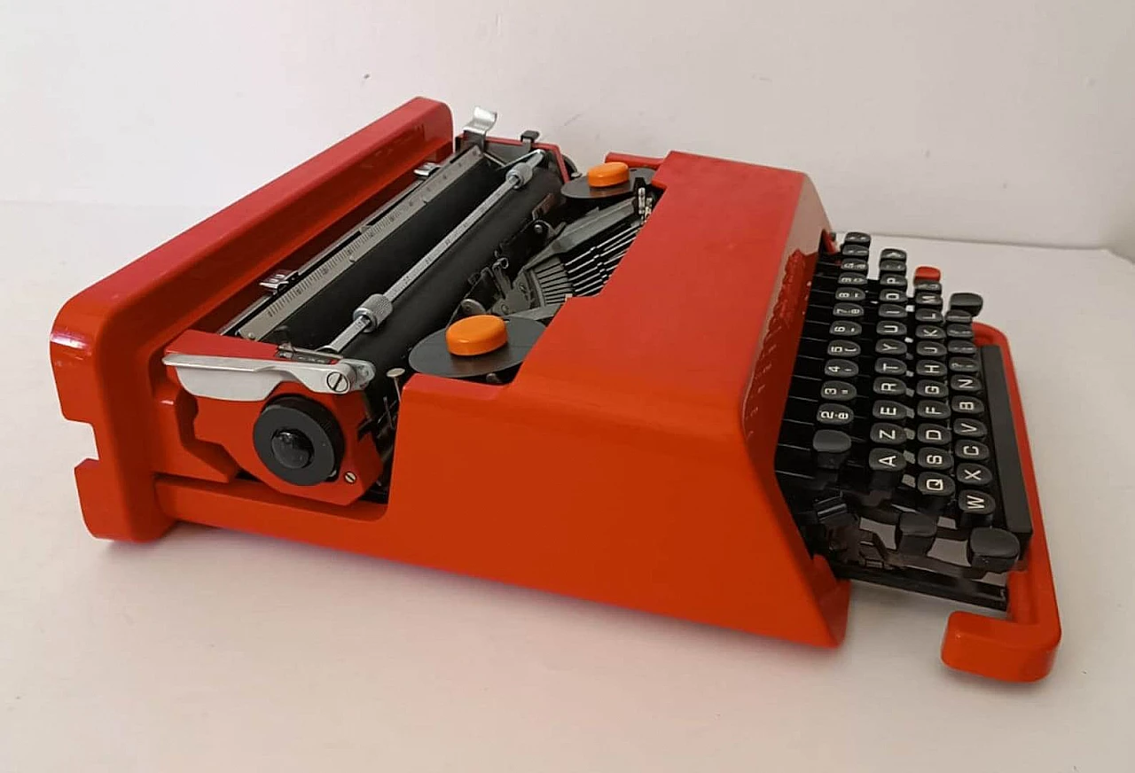 Valentine red typewriter by Ettore Sottsass for Olivetti, 1970s 8