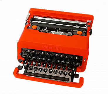 Valentine red typewriter by Ettore Sottsass for Olivetti, 1970s