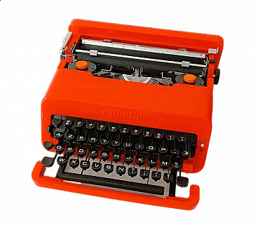 Valentine red typewriter by Ettore Sottsass for Olivetti, 1970s