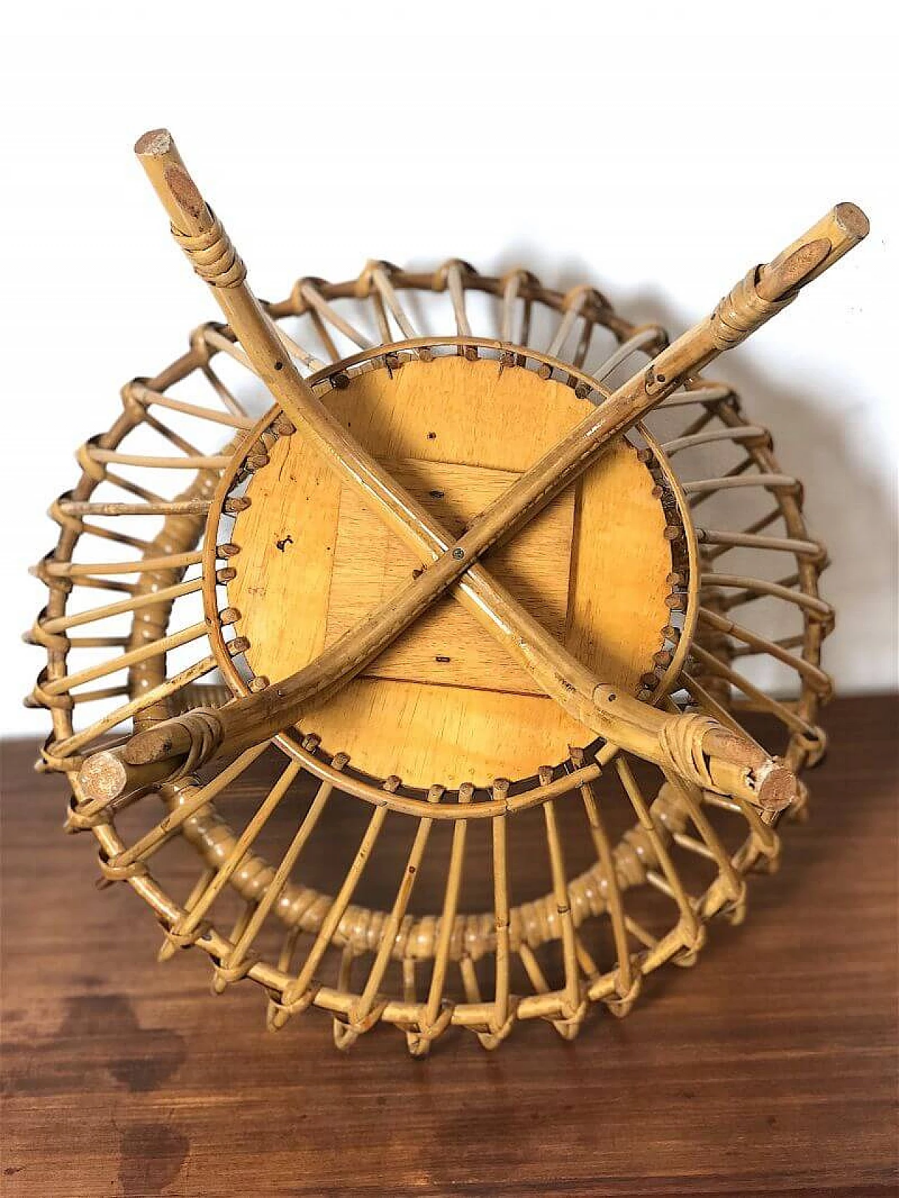 Wickerware holder, 1960s 6