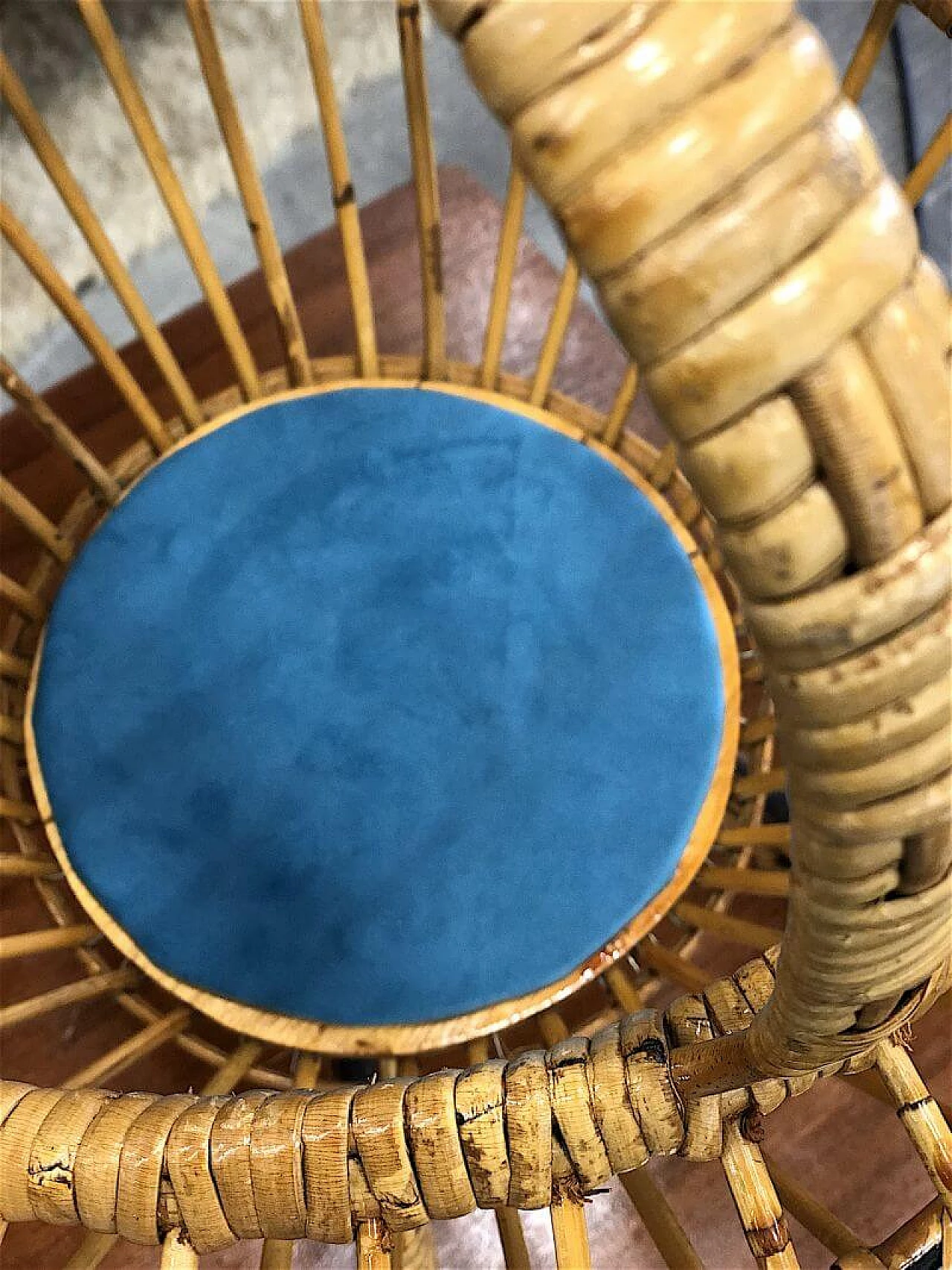 Wickerware holder, 1960s 8