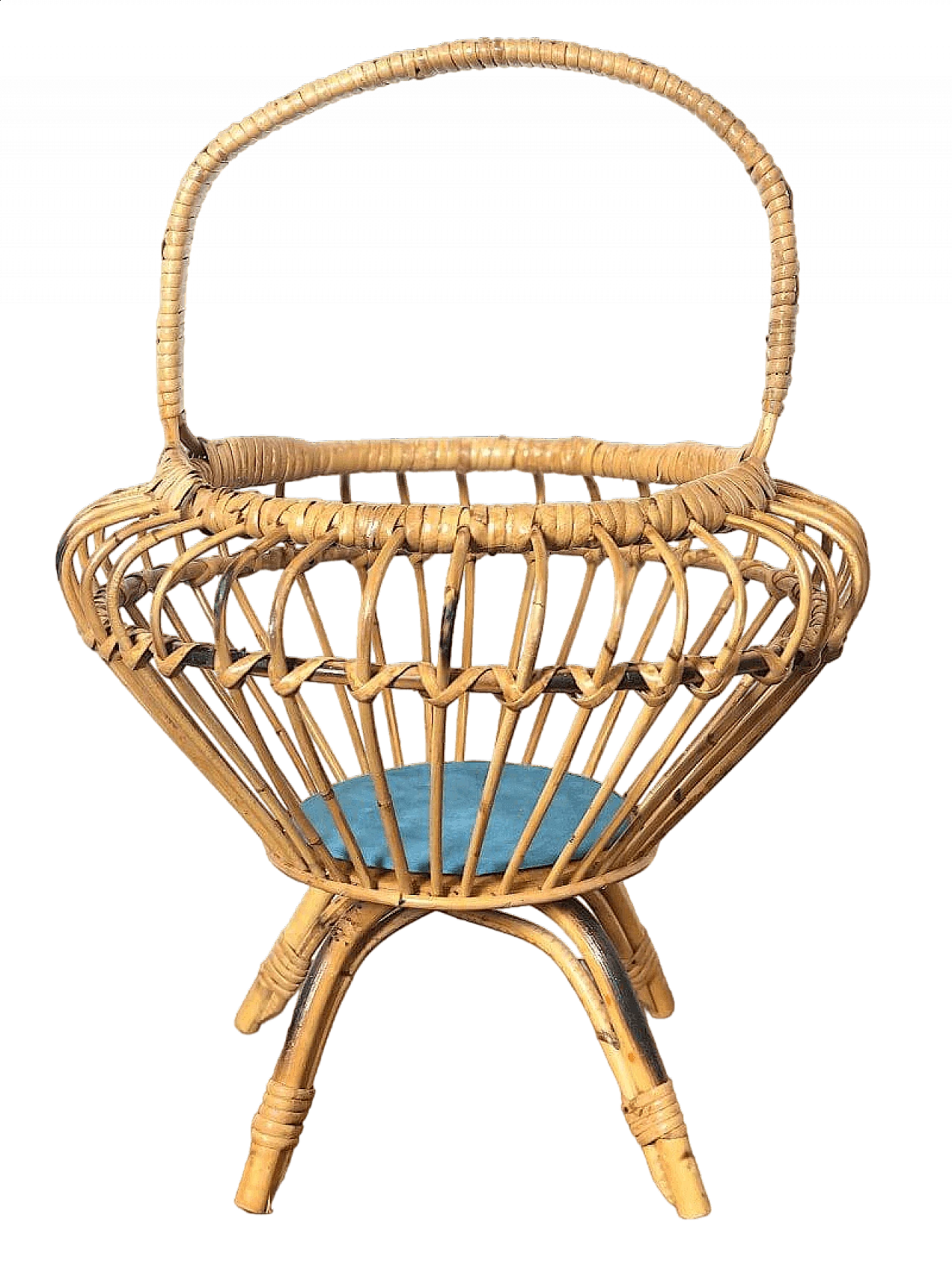 Wickerware holder, 1960s 9
