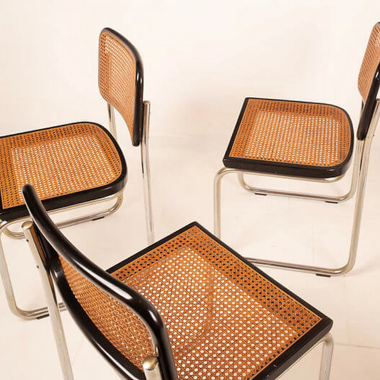 6 Bauhaus chairs by Giuseppe Terragni for Columbus, 1950s 5