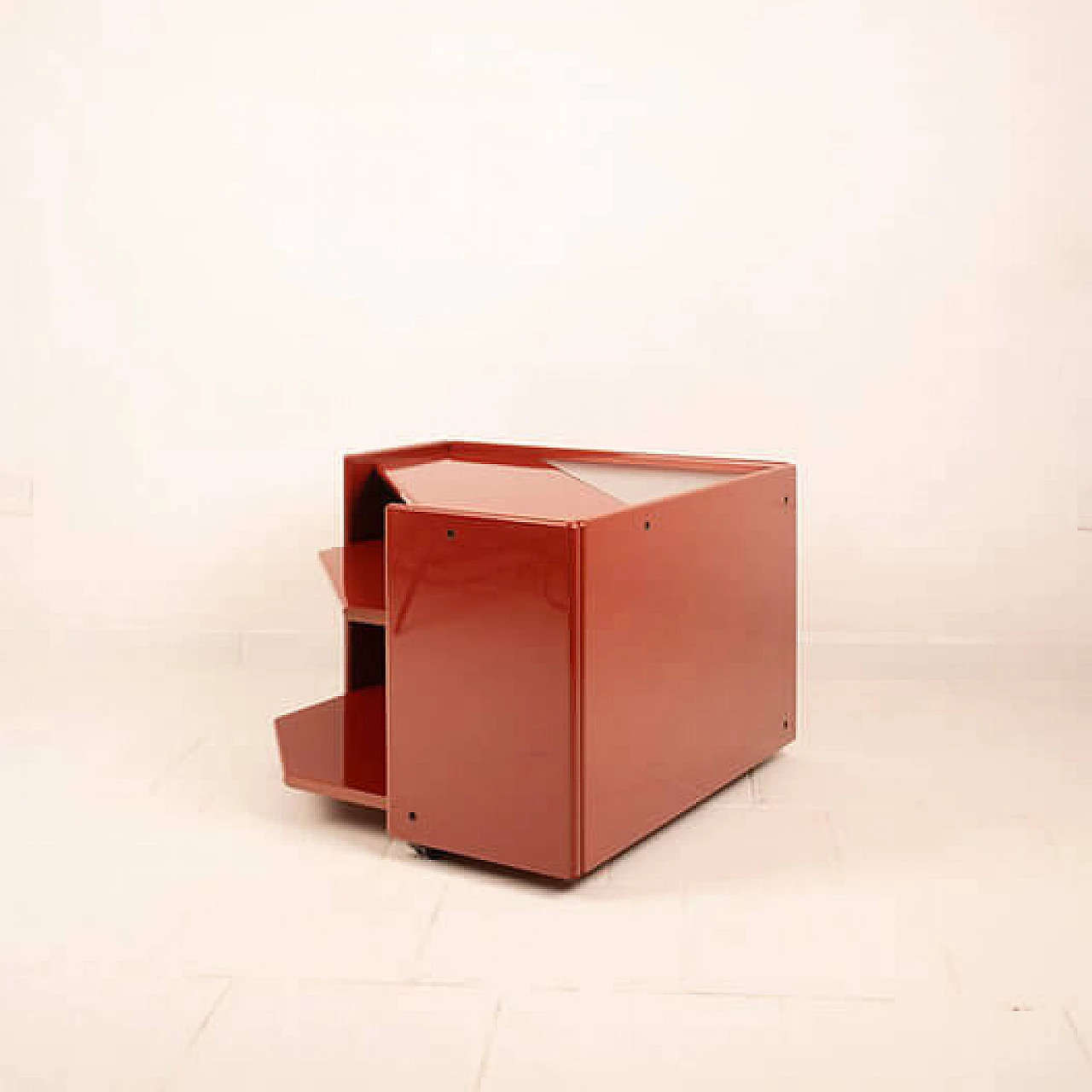 Rumo bar cabinet by Kazuhide Takahama for Gavina, 1960s 15