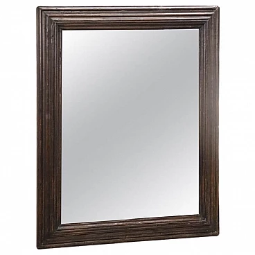Specchio con cornice in pioppo, seconda metà dell'800