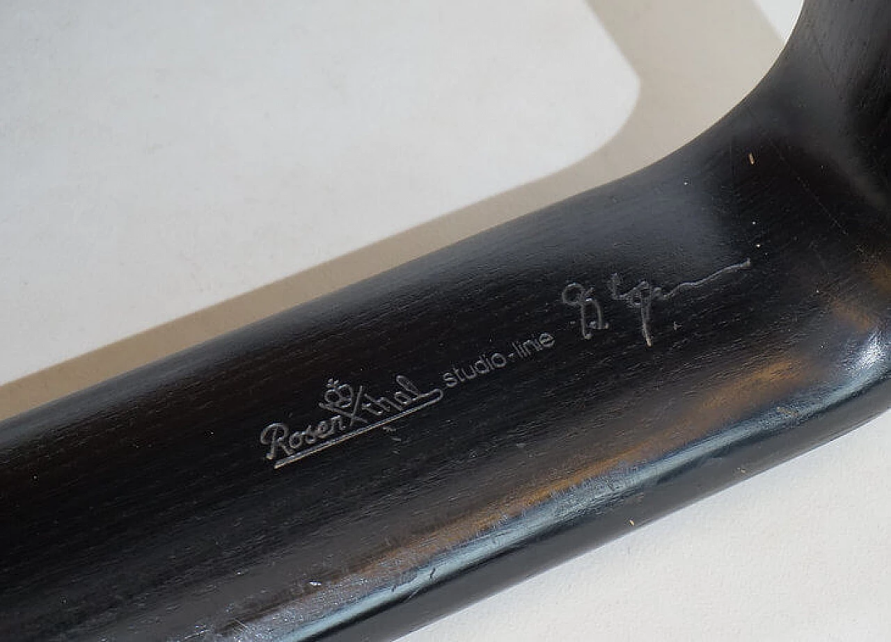 Hombre leather armchair by Burkhard Vogtherr for Rosenthal, 1970s 6