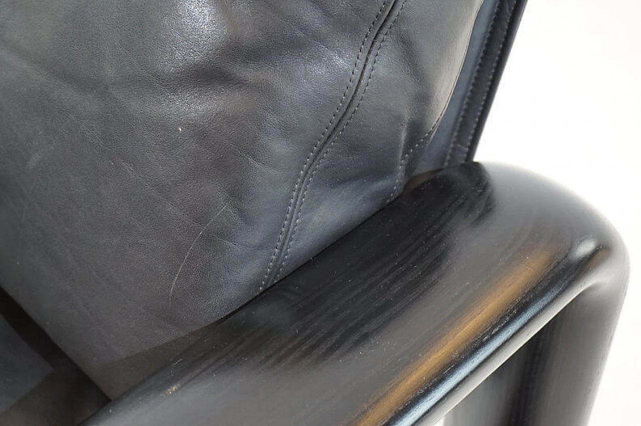 Hombre leather armchair by Burkhard Vogtherr for Rosenthal, 1970s 8