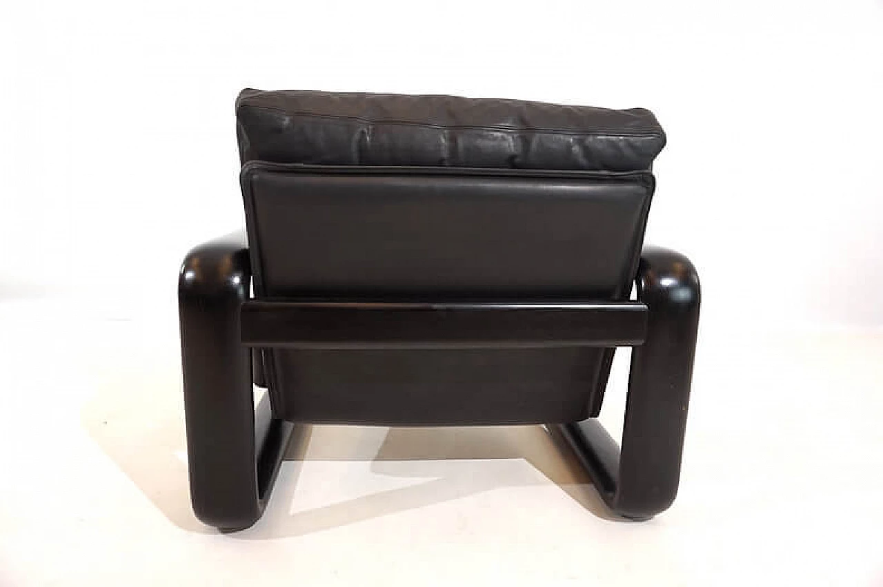 Hombre leather armchair by Burkhard Vogtherr for Rosenthal, 1970s 9