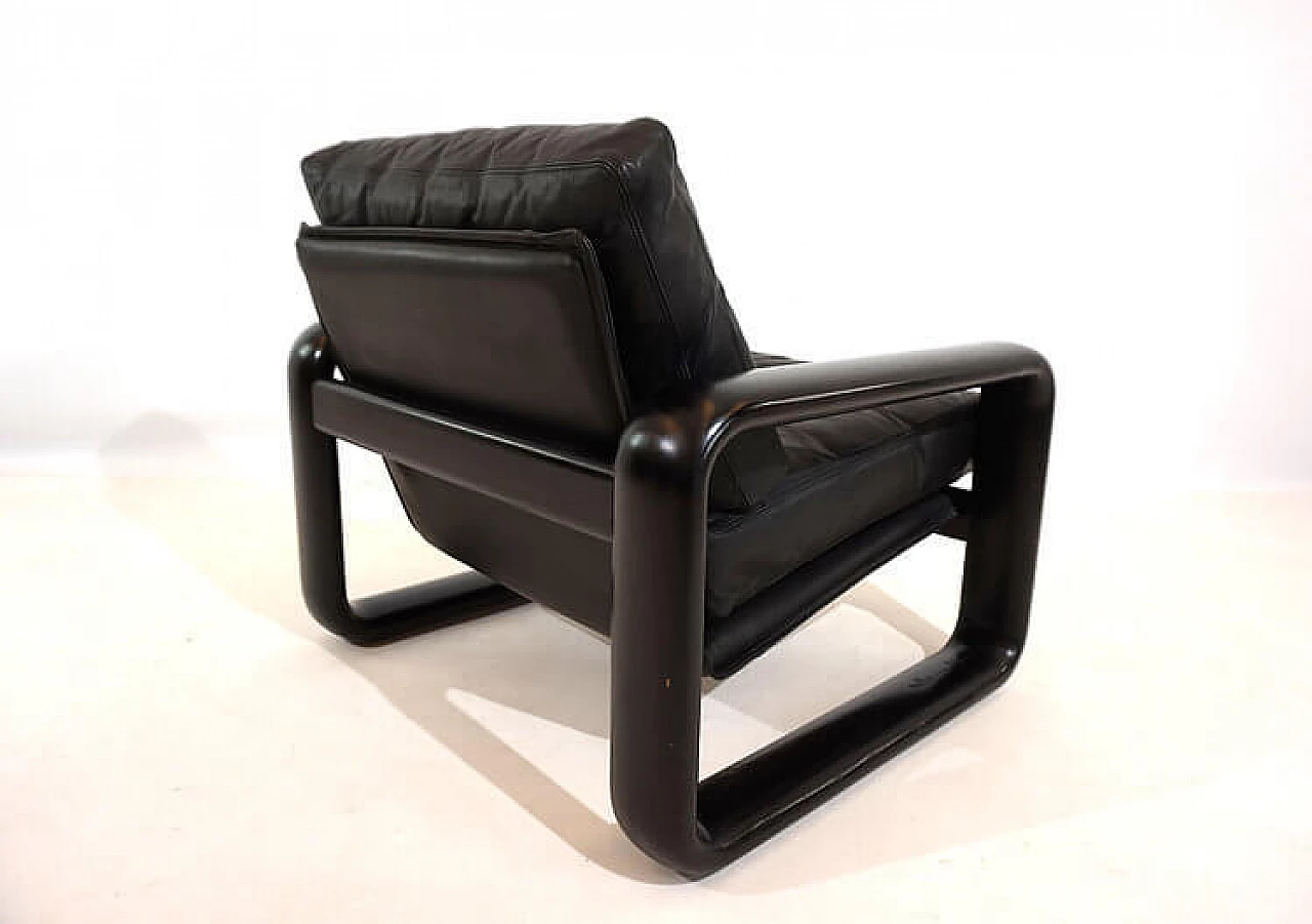 Hombre leather armchair by Burkhard Vogtherr for Rosenthal, 1970s 14