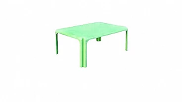 Green Arcadia coffee table by Vico Magistretti for Artemide, 1970