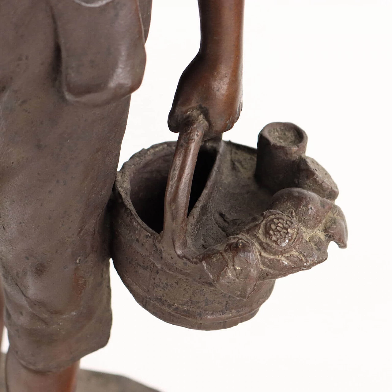 Giuseppe Franzese, acquaiolo, scultura in bronzo 6