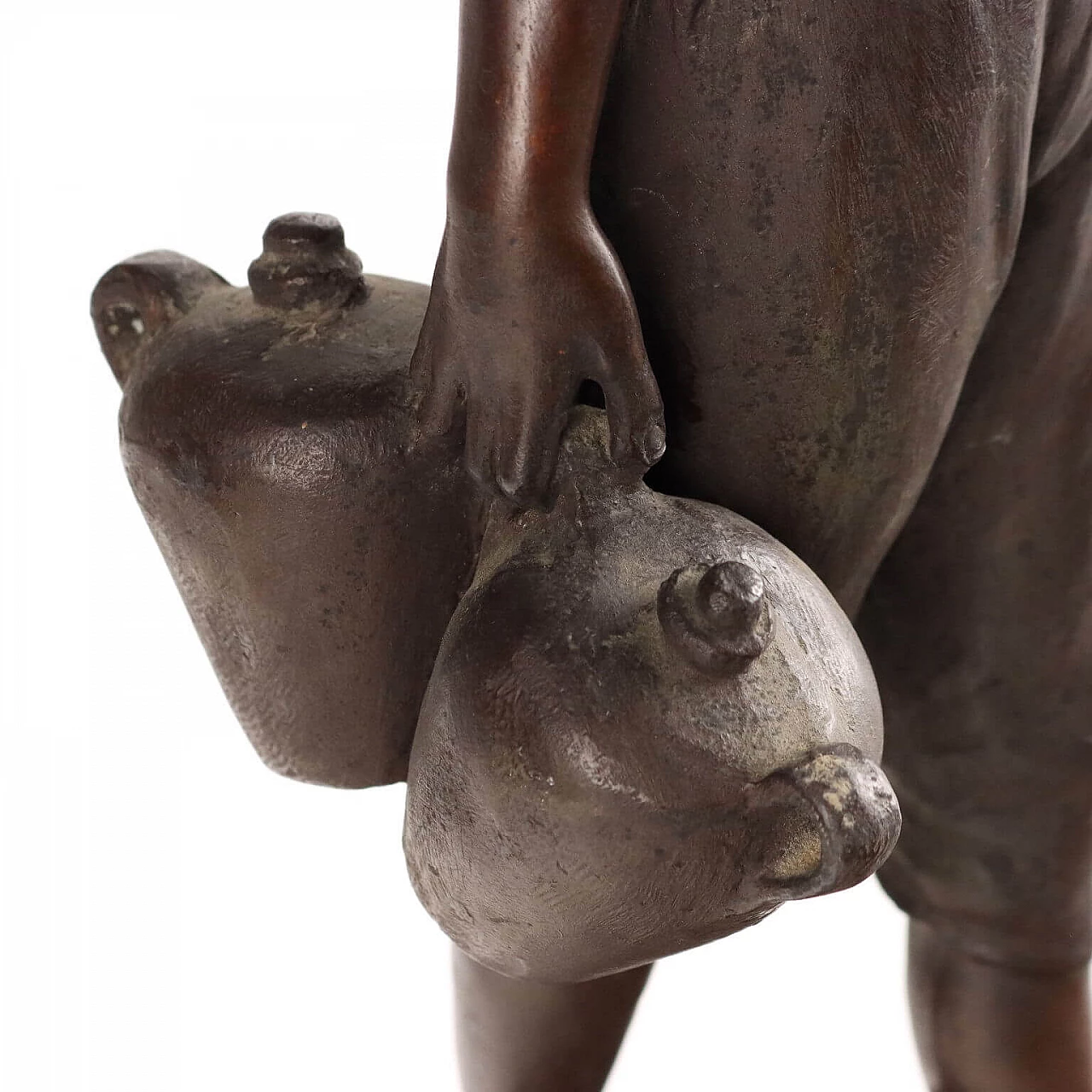 Giuseppe Franzese, acquaiolo, scultura in bronzo 7