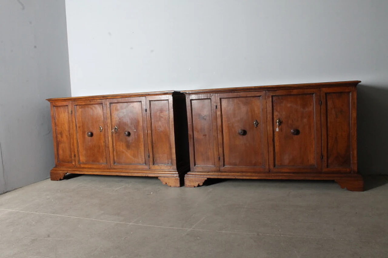 Pair of walnut sideboards, mid-18th century 3