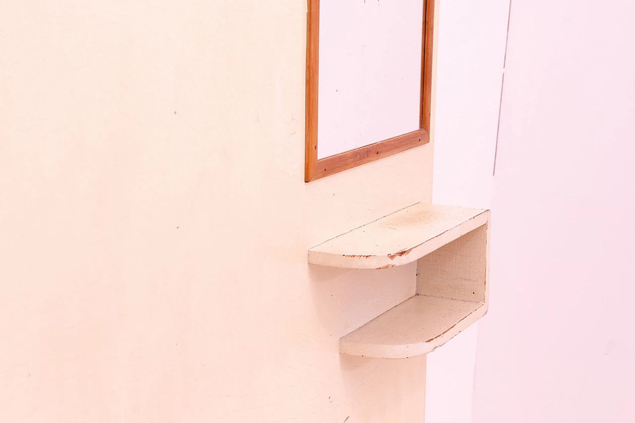 Appendiabiti con specchio cecoslovacco, anni '30 9