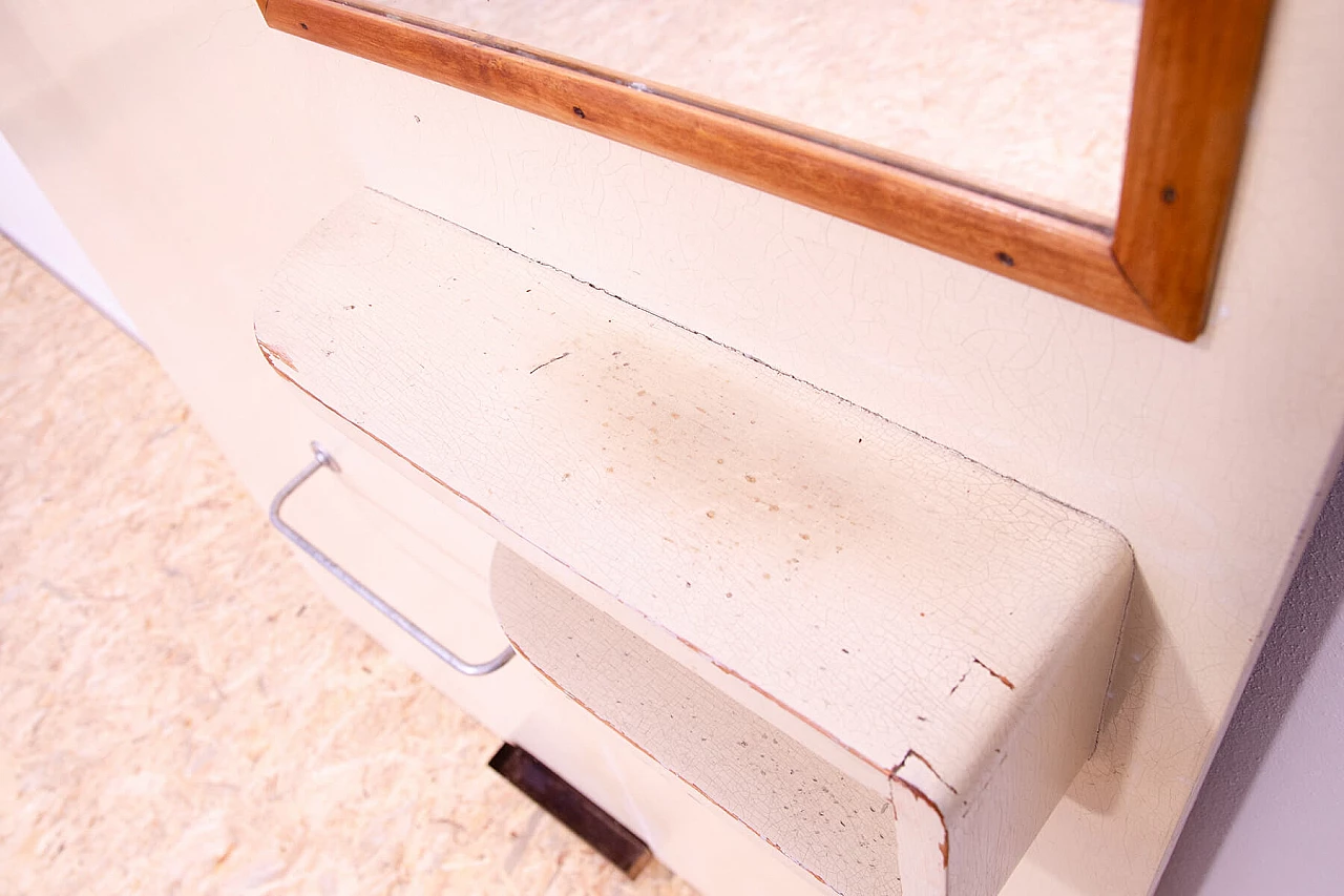 Appendiabiti con specchio cecoslovacco, anni '30 10