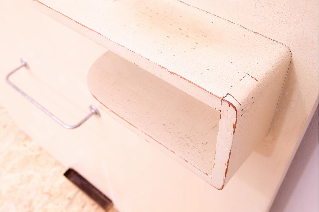 Appendiabiti con specchio cecoslovacco, anni '30 12