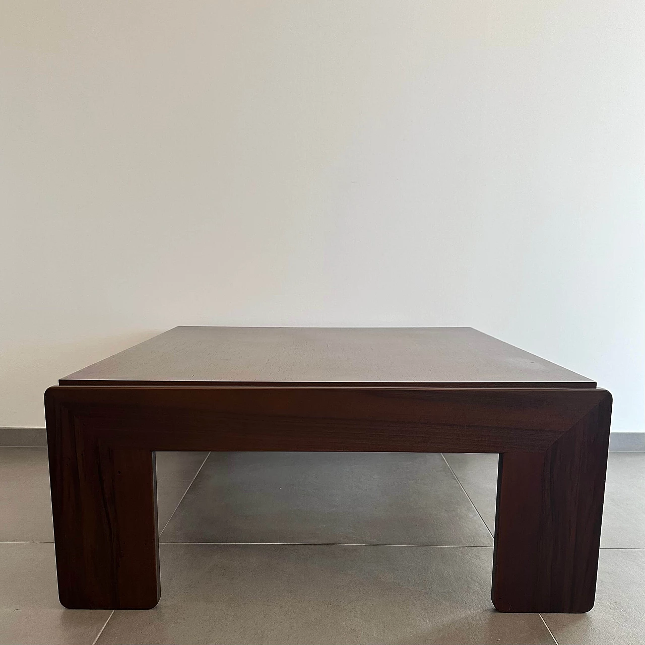 Tavolino Bastiano in legno di Tobia Scarpa per Gavina, anni '60 5
