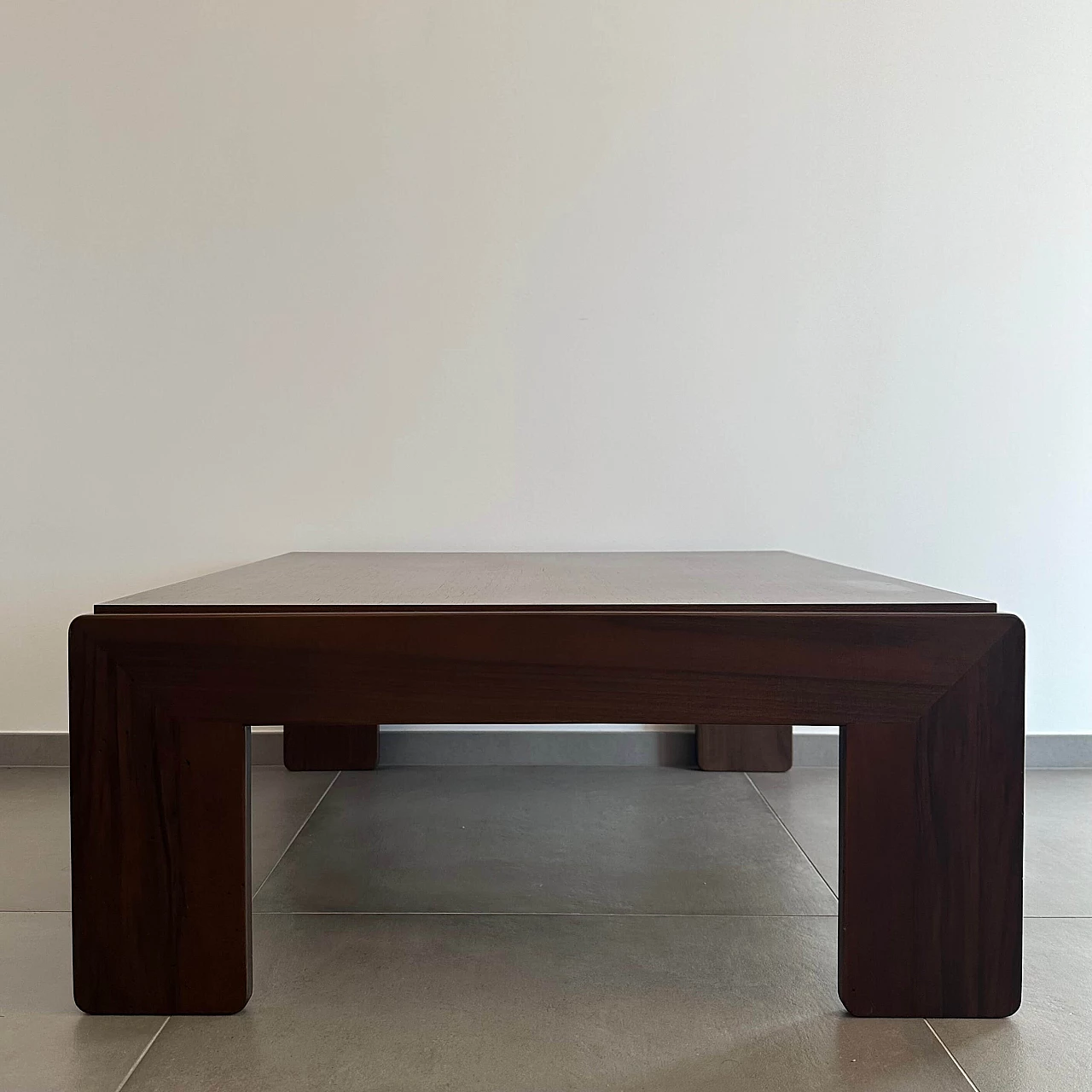 Bastiano wooden coffee table by Tobia Scarpa for Gavina, 1960s 6