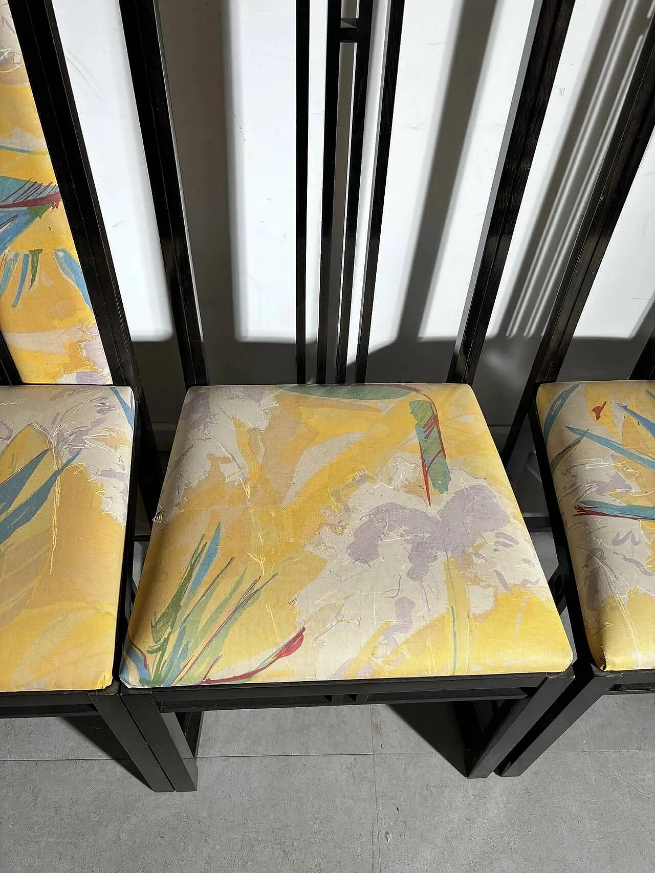 6 Sedie Galaxy di Umberto Asnago per Giorgetti, anni '80 6