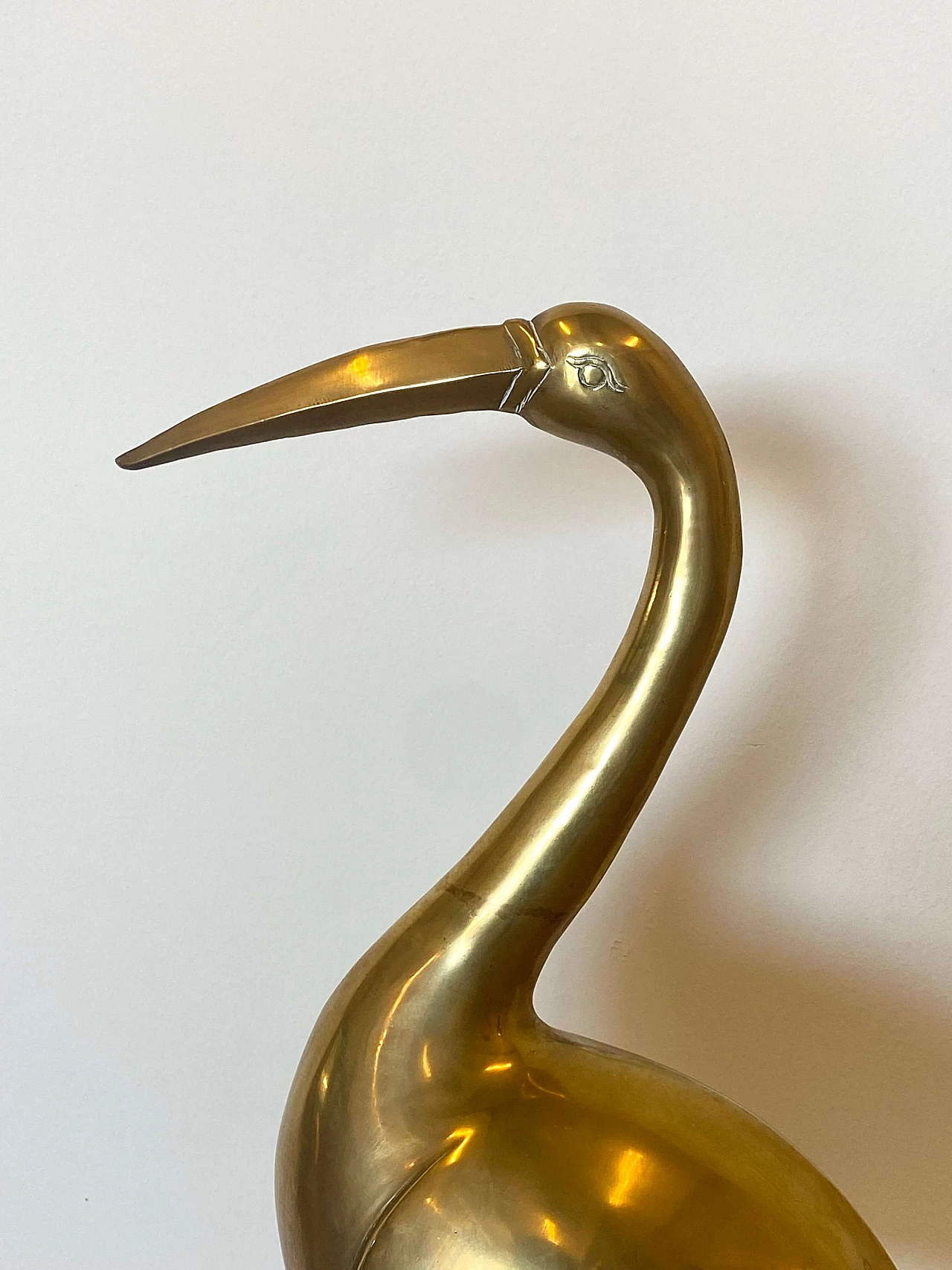 Brass sculpture depicting ibis, 1970s 2