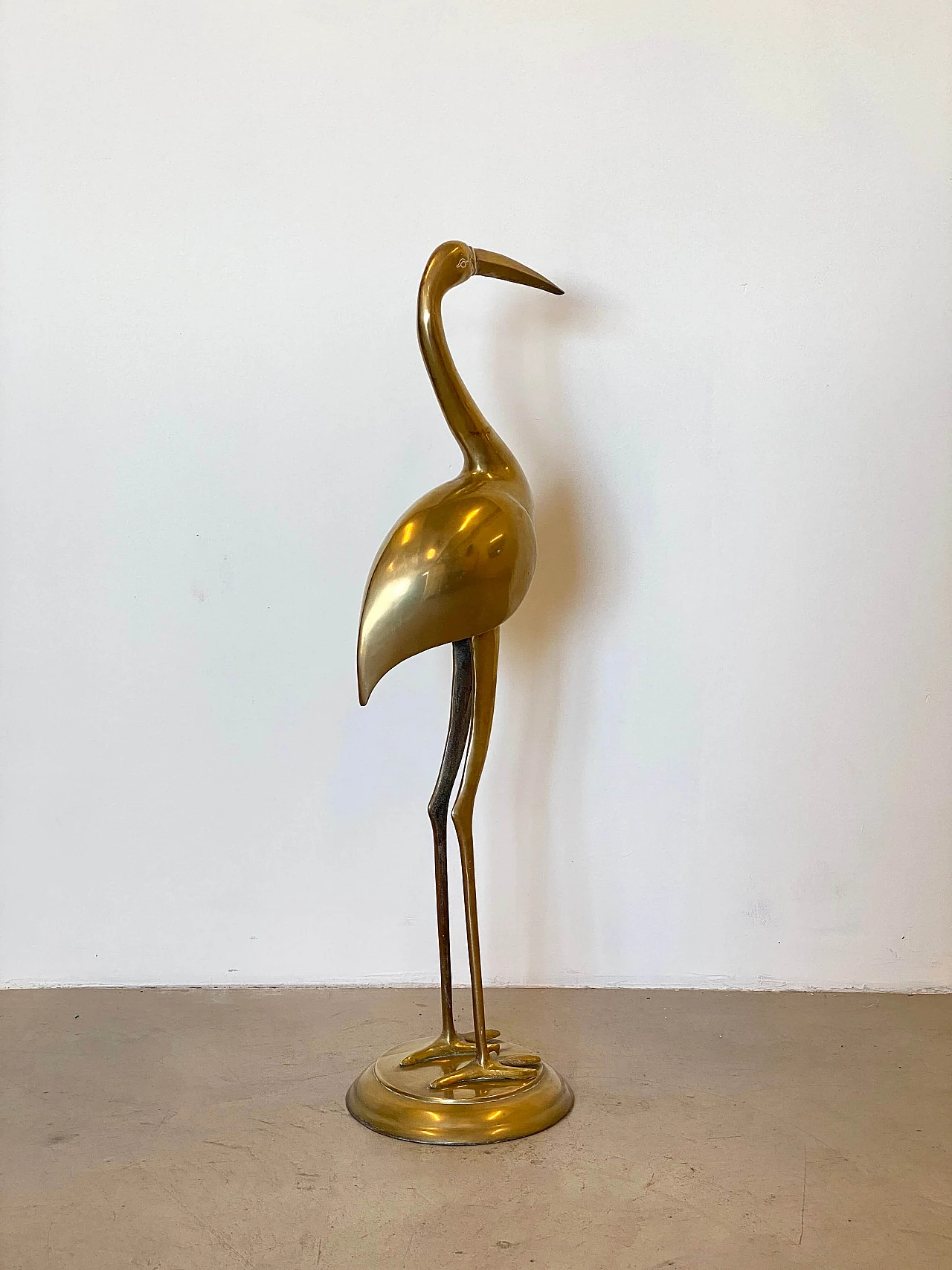 Brass sculpture depicting ibis, 1970s 8