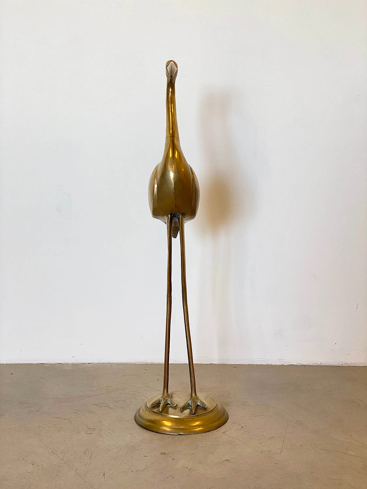 Brass sculpture depicting ibis, 1970s 9