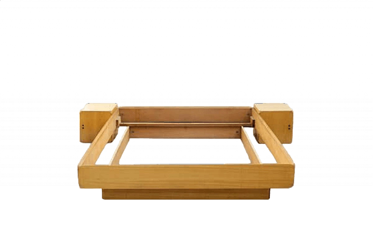 Coppia di Comodini e struttura letto Samara di Derk Jan De Vries per Maisa, anni '70 4