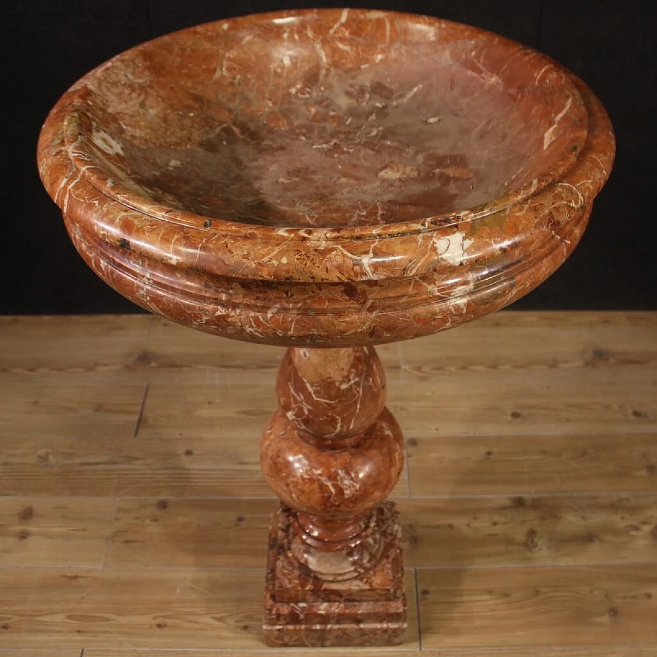 Red marble stoup, second half of the 19th century 3