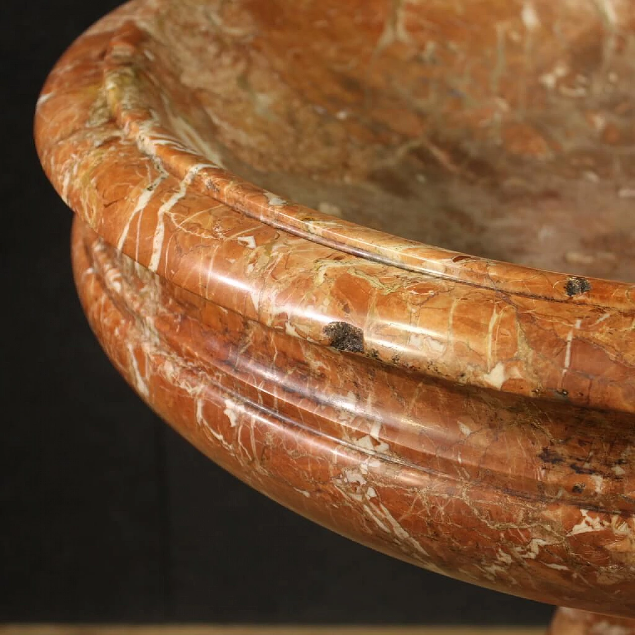 Red marble stoup, second half of the 19th century 4