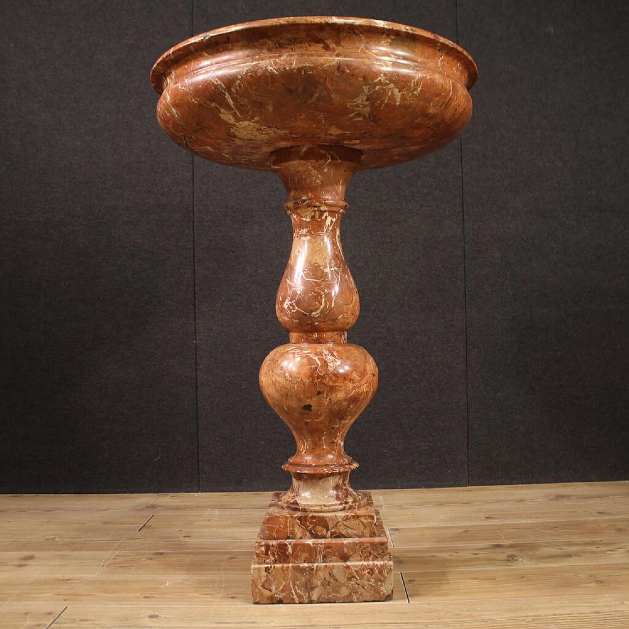 Red marble stoup, second half of the 19th century 6
