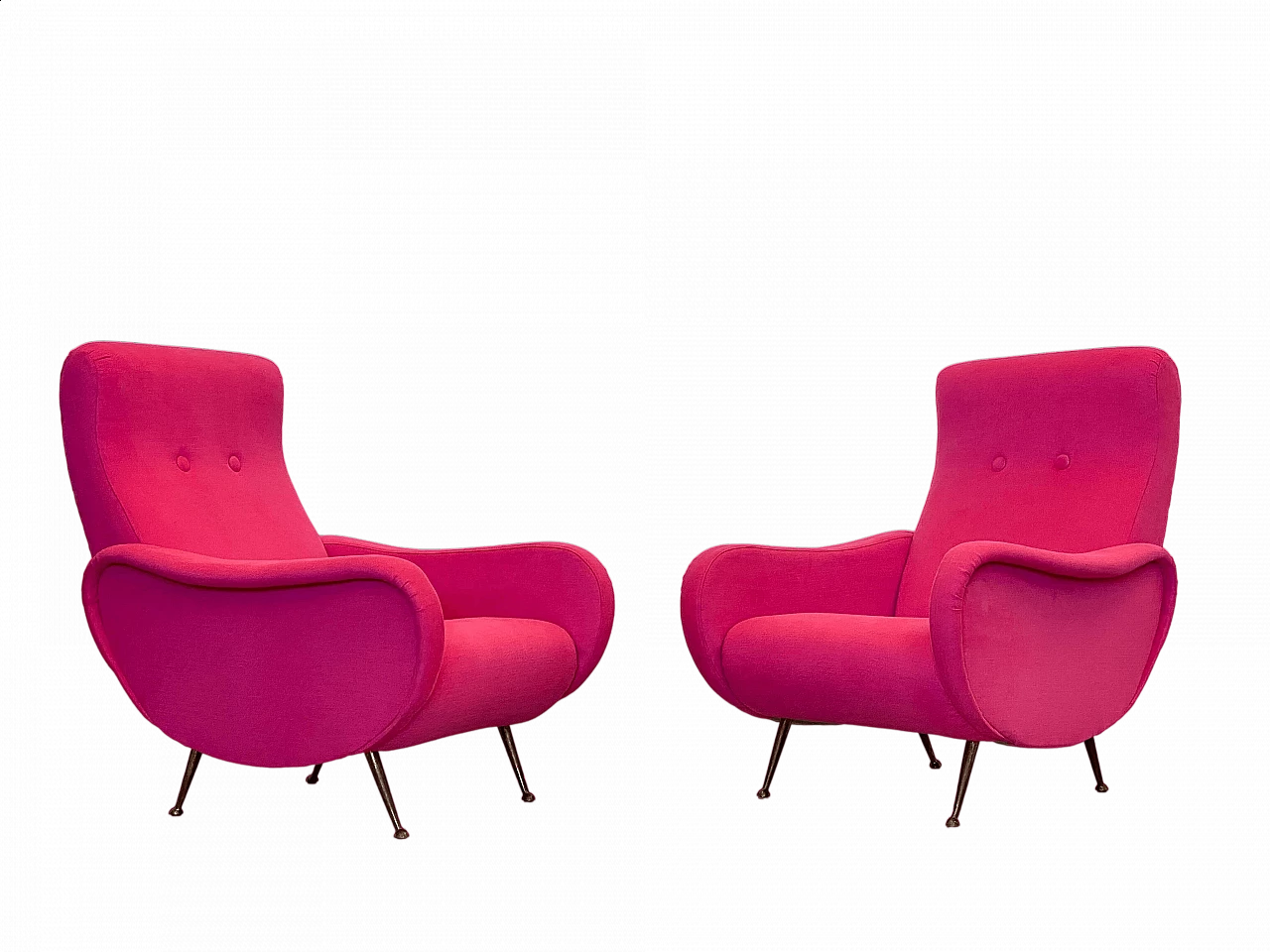 Pair of armchairs in the style of Marco Zanuso, 1950s 15