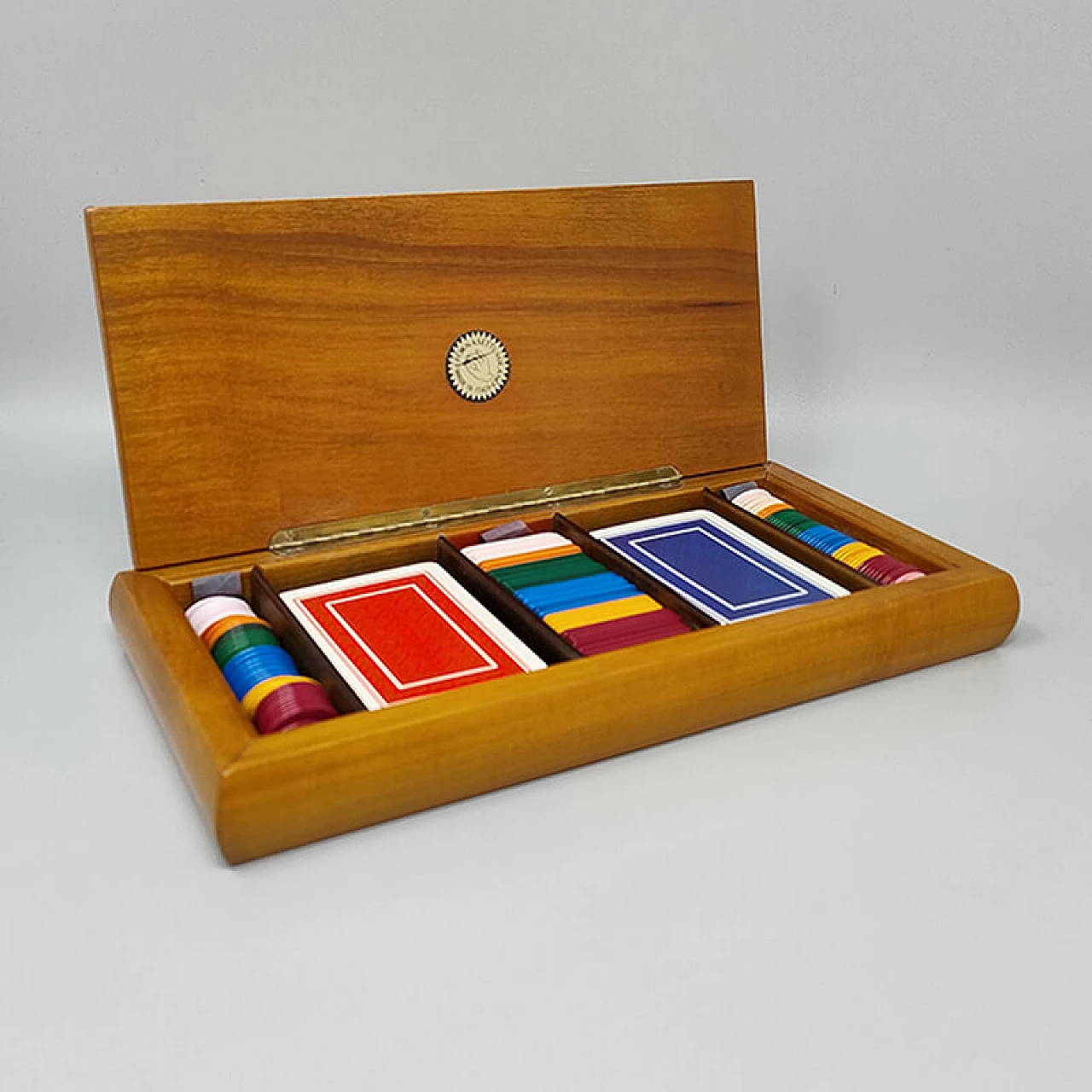 Box by Piero Fornasetti with Dal Negro playing cards, 1980s 9