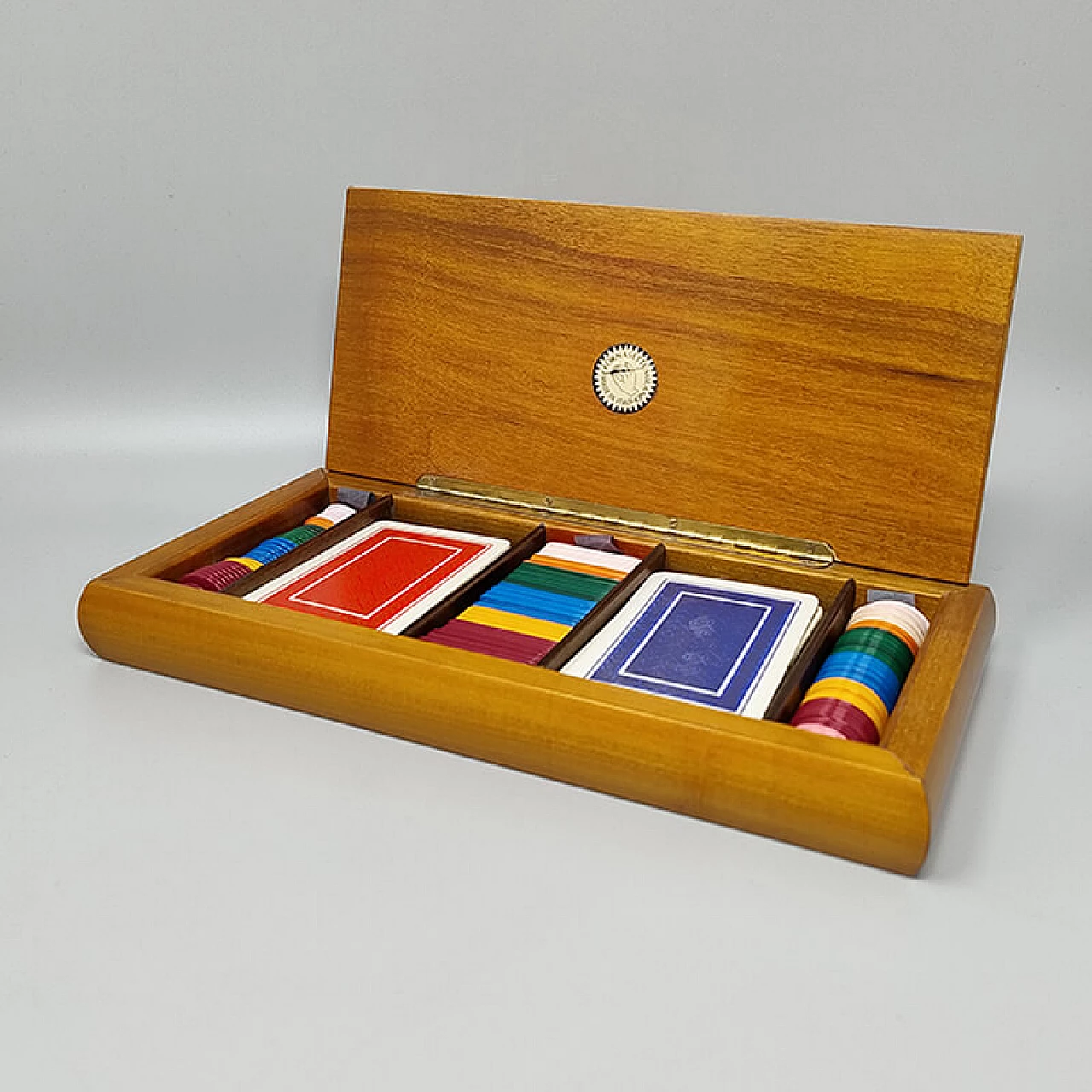 Box by Piero Fornasetti with Dal Negro playing cards, 1980s 10