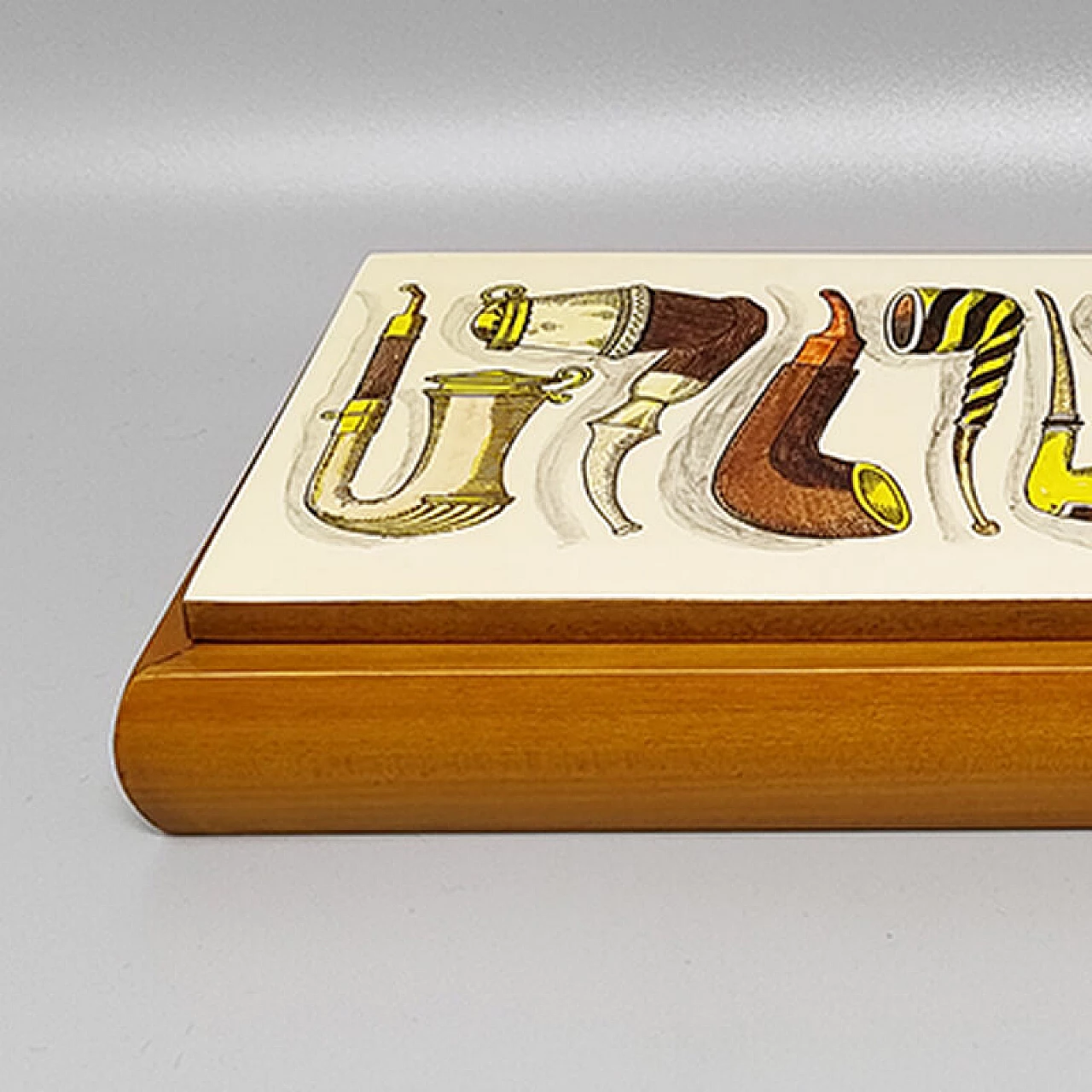 Box by Piero Fornasetti with Dal Negro playing cards, 1980s 13