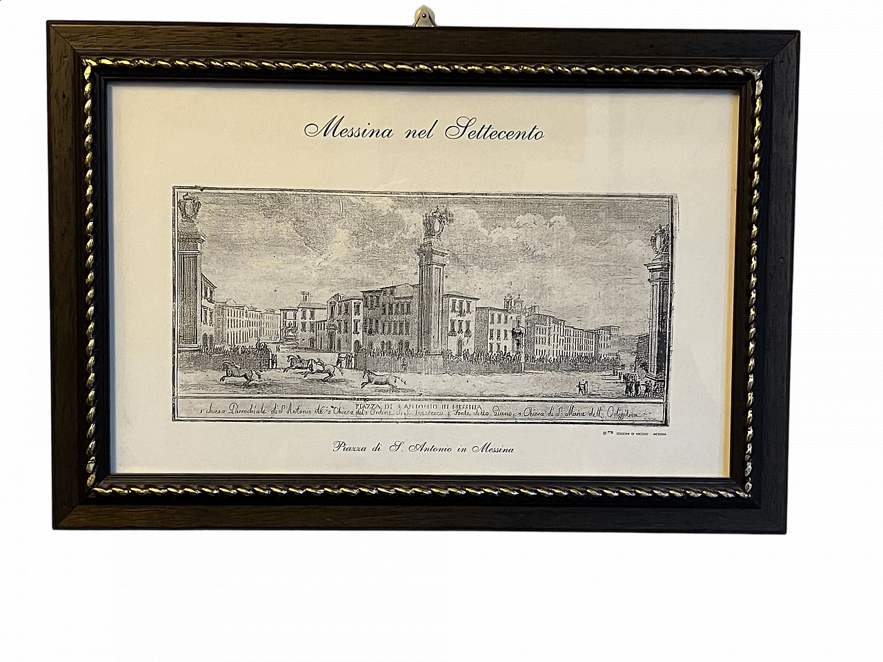 Veduta di Piazza Sant'Antonio a Messina, stampa, anni '50 10