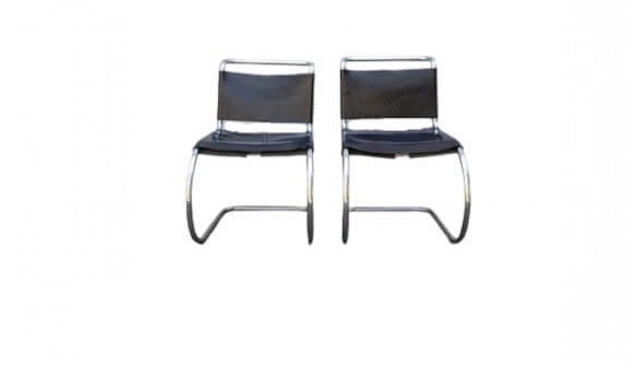 Pair of MR10 chairs by Mies van der Rohe for Knoll International, 1960 8